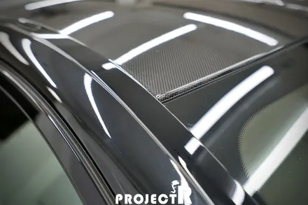 BMW M5 컴페티션 사이드미러, 카본 루프 PPF 보호필름 시공 by 부천 PPF 전문 프로젝트알 / 부천 원미구 상동