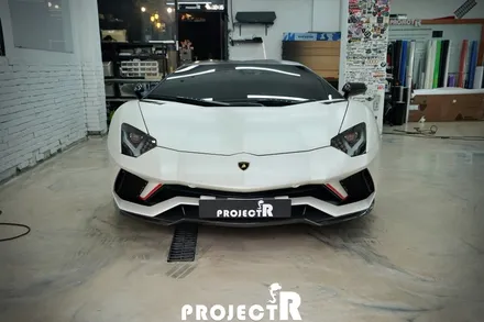 람보르기니 아벤타도르 전체 무광 PPF, 글라스틴트 슈어X 전면 열차단 썬팅 by 부천 상동 프로젝트알 / 부천 원미구 상동