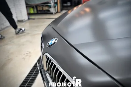 BMW 6시리즈 640d 전체 랩핑, 에이버리 사틴 바솔트 메탈릭 시공, 부천 자동차 랩핑은 프로젝트알~ / 부천 원미구 상동