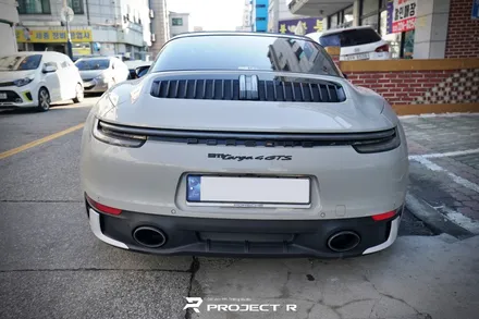 포르쉐 911 타르가 4 GTS 부분랩핑, 사이드미러 카본 포인트 랩핑, 부천 프로젝트알 / 부천 원미구 상동