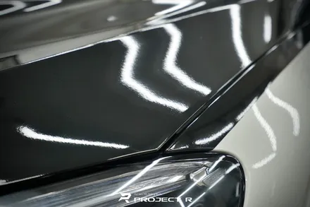 벤츠 GLE 400d 투톤랩핑, 상판 3M2080 유광블랙 부분 랩핑 시공, 부천 프로젝트알 / 부천 원미구 상동