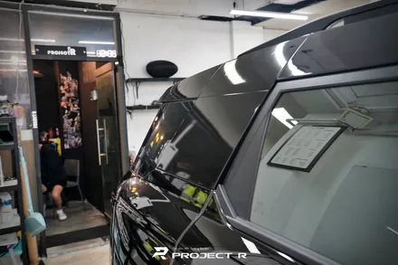 쌍용 토레스 크롬죽이기, 에이버리 유광블랙 부분 포인트 랩핑 시공, 부천 상동 프로젝트알 / 부천 원미구 상동