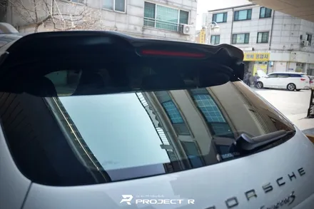 포르쉐 카이엔 S 글라스틴트 선셋 윈도 틴팅, 열차단 썬팅 재시공, 부천 자동차썬팅 프로젝트알 / 부천 원미구 상동