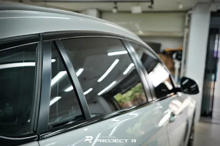 BMW X6 윈도우 몰딩 크롬죽이기, 유광블랙 부분 포인트 랩핑 시공 / 부천 프로젝트알 / 부천 원미구 상동