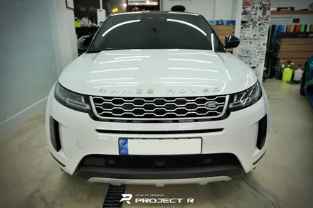 레인지로버 이보크 신차패키지, 글라스틴트 슈어X 열차단 썬팅, 아이나비 QXD8000 블랙박스 시공, 부천 프로젝트알 / 부천 원미구 상동