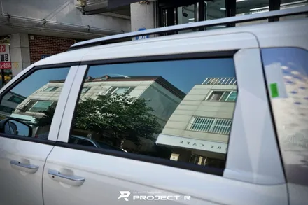 카니발 KA4 신차 윈도 틴팅, 글라스틴트 선셋 열차단 썬팅 시공, 부천 상동 프로젝트알 / 부천 원미구 상동