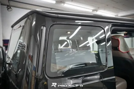 벤츠 G63 AMG 지바겐 열차단 썬팅, 글라스틴트 선셋 재시공, 부천 상동 프로젝트알 / 부천 원미구 상동