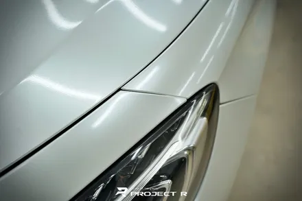 벤츠 S63 AMG 쿠페 에이버리 화이트펄 전체랩핑, 크롬죽이기 시공, 부천랩핑 프로젝트알 / 부천 원미구 상동