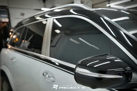 벤츠 마이바흐 GLS600 듀오톤 투톤랩핑, 상단 3M2080 유광블랙 시공, 부천랩핑 프로젝트알 / 부천 원미구 상동