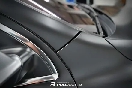 아우디 Q7 전체 랩핑, 3M2080 사틴블랙 재시공, 부천랩핑 프로젝트알 / 부천 원미구 상동