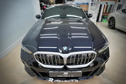 BMW 5시리즈 530i 전면 열차단 썬팅, 글라스틴트 선셋 윈도 틴팅 부천 프로젝트알 / 부천 원미구 상동
