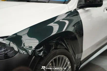 벤츠 GLS600 마이바흐 듀오톤 비닐프로그 로얄그린 및 메탈실버 투톤 랩핑, 부천 프로젝트알 / 부천 원미구 상동