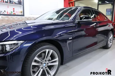 부천랩핑 잘하는곳! BMW 420d 그릴 블랙유광 랩핑 시공기~ / 부천 원미구 상동