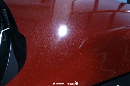 머스탱 랩핑 에이버리 다이아몬드레드 전체래핑 부천랩핑전문점 후기 / 부천 원미구 상동