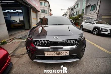 니로 하이브리드 신차패키지, 블락포디 블랙크롬 열차단 썬팅, 파인뷰 LX2000 블랙박스 설치, PPF 생활보호패키지 by 부천 프로젝트R / 부천 원미구 상동