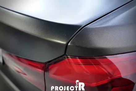 BMW 5시리즈 전체랩핑, 3M 사틴 골드 더스트 블랙 자동차 래핑 재시공기 by 프로젝트R / 부천 원미구 상동