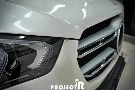 벤츠 GLE 300d 전체랩핑, 에이버리 유광 화이트 자동차 래핑 시공기 by 프로젝트알 / 부천 원미구 상동