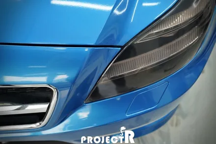 벤츠 CLS63 AMG 전체 랩핑, 에이버리 브라이트 블루 메탈릭 자동차 래핑 시공기 by 부천 프로젝트알 / 부천 원미구 상동