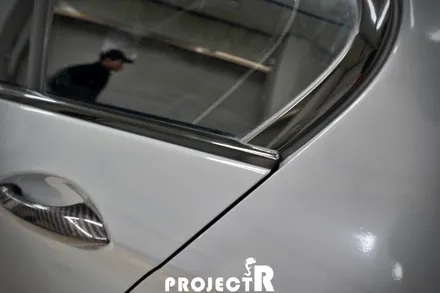 BMW 5시리즈 전체 랩핑, 에이버리 락그레이 자동차 래핑 by 부천 랩핑 전문 프로젝트R / 부천 원미구 상동