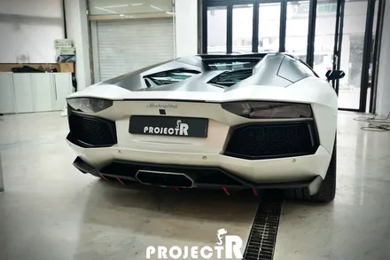람보르기니 아벤타도르 전체 무광 PPF, 글라스틴트 슈어X 전면 열차단 썬팅 by 부천 상동 프로젝트알 / 부천 원미구 상동