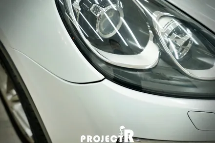 포르쉐 카이엔 전체 랩핑 재시공, 3M 화이트 골드 스파클 자동차 래핑, 부천 프로젝트알 / 부천 원미구 상동