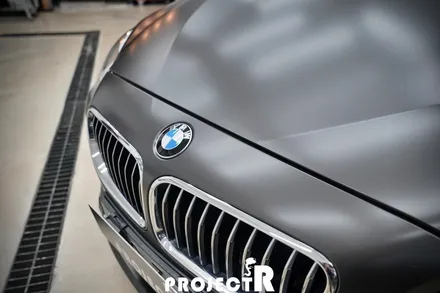 BMW 6시리즈 640d 전체 랩핑, 에이버리 사틴 바솔트 메탈릭 시공, 부천 자동차 랩핑은 프로젝트알~ / 부천 원미구 상동