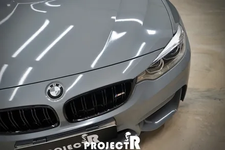 BMW M4 컨버터블 3M2080 유광 스톰 그레이 전체랩핑, 크롬죽이기 시공 / 부천랩핑 프로젝트알 / 부천 원미구 상동