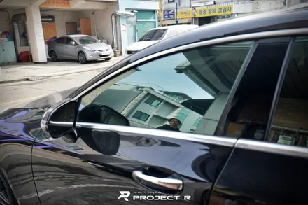 벤츠 CLS 열차단 썬팅 재시공, 글라스틴트 선셋 윈도 틴팅, 부천썬팅 프로젝트알 / 부천 원미구 상동