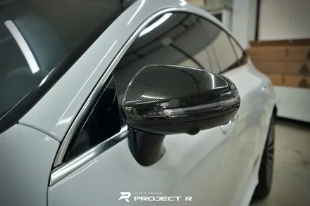 벤츠 AMG GT 4도어 에이버리 유광 화이트 전체 랩핑, 부천 자동차랩핑 프로젝트알 / 부천 원미구 상동