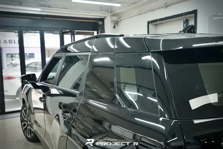쌍용 토레스 크롬죽이기, 에이버리 유광블랙 부분 포인트 랩핑 시공, 부천 상동 프로젝트알 / 부천 원미구 상동