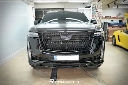 에스컬레이드 앞범퍼 PPF, 울트라핏 XP 크리스탈 시공, 부천 자동차PPF 프로젝트R / 부천 원미구 상동