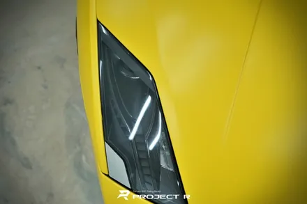 부천랩핑 프로젝트알 람보르기니 가야르도 투톤 전체 랩핑 시공, 에이버리 사틴 옐로우 & 3M2080 유광블랙 / 부천 원미구 상동