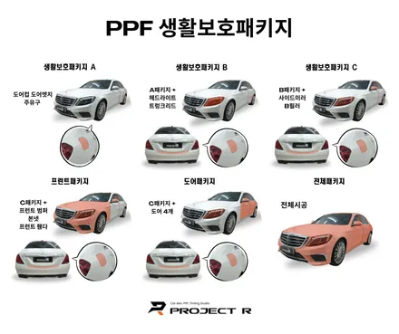 부천 PPF, BMW 5시리즈 530i 범퍼 헤드라이트 사이드미러 부분 PPF 생활보호 패키지 / 프로젝트R / 부천 원미구 상동