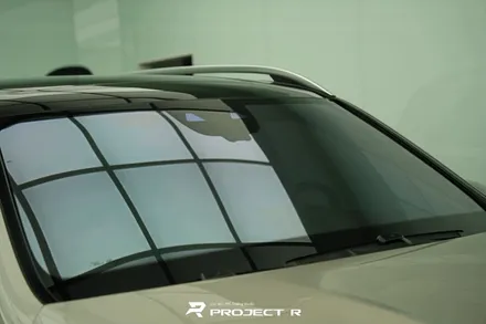 벤츠 GLS 마이바흐 앞유리 깨짐 교환, 글라스틴트 슈어X 틴팅 재시공, 부천 썬팅 전문 프로젝트알 / 부천 원미구 상동