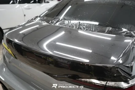 부천 BMW 7시리즈 740i 듀오톤 랩핑, 상단 울트라핏 카본 PPF 시공, 프로젝트알 / 부천 원미구 상동