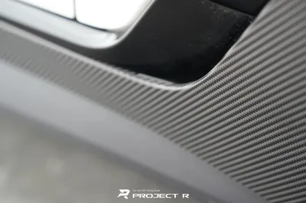 BMW i4 사이드스텝 3M 카본 부분 포인트 랩핑, 부천 프로젝트R / 부천 원미구 상동
