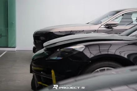 BMW 7시리즈 듀오톤 랩핑, 750e 오토벨벳 리페어블랙 시공 부천랩핑 프로젝트알 / 부천 원미구 상동