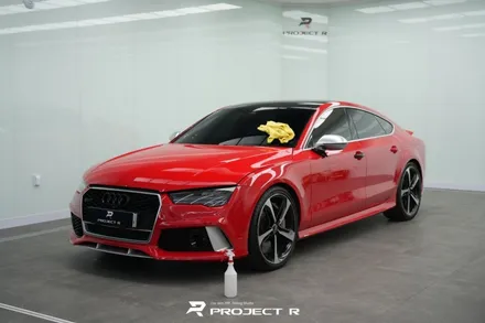 아우디 RS7 전체랩핑 3M2080 배틀쉽그레이, 부천 약대동 자동차랩핑 프로젝트알 / 부천 원미구 상동