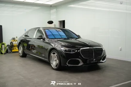 벤츠 S클래스 마이바흐 울트라핏 윈드쉴드 및 앞범퍼 PPF 재시공, 부천 수입차PPF 프로젝트알 / 부천 원미구 상동