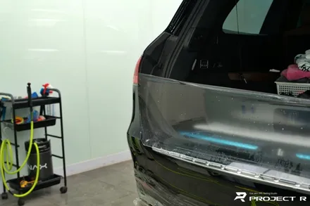 벤츠 GLS 사고수리 후 부분 PPF 재시공, 울트라핏 XP 크리스탈, 부천 수입차 PPF 전문 프로젝트알 / 부천 원미구 상동