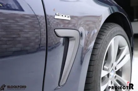 부천랩핑 잘하는곳! BMW 420d 그릴 블랙유광 랩핑 시공기~ / 부천 원미구 상동