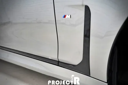 BMW 7시리즈 745LE 그릴 랩핑 크롬 죽이기, 유광블랙 부분 포인트 랩핑 시공기 by 프로젝트알 / 부천 원미구 상동