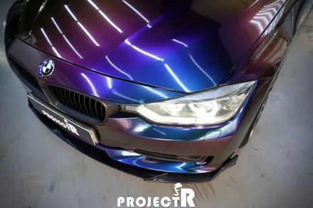 BMW 3시리즈 전체 랩핑, 에이버리 컬러플로우 러싱 립타이드 카멜레온 자동차 래핑 by 부천상동 프로젝트R / 부천 원미구 상동