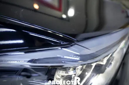 BMW 5시리즈 520d 전체 랩핑, 에이버리 유광블랙 자동차 래핑 by 인천 프로젝트알 / 부천 원미구 상동