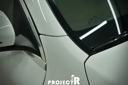 벤츠 GLC 220d 에이버리 유광 화이트 전체 랩핑, 인천 자동차 래핑 전문점 프로젝트R / 부천 원미구 상동