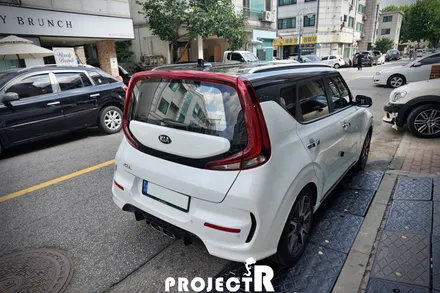 부천썬팅, 기아 쏘울 글라스틴트 선셋 윈도 틴팅 열차단 썬팅 시공 in 프로젝트알 / 부천 원미구 상동