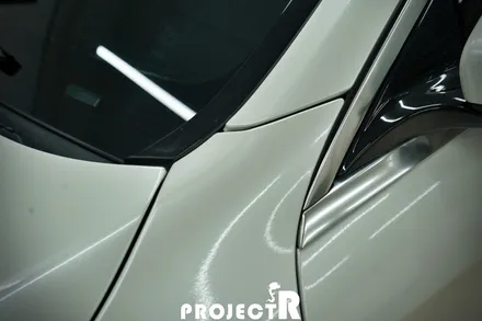 벤츠 S63 AMG 전체랩핑, 에이버리 유광 화이트펄 자동차 래핑 by 부천 상동 프로젝트알 / 부천 원미구 상동