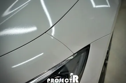 벤츠 GT43 AMG 전체 랩핑, 에이버리 유광 그레이 크레용 랩핑 by 부천 프로젝트알 / 부천 원미구 상동