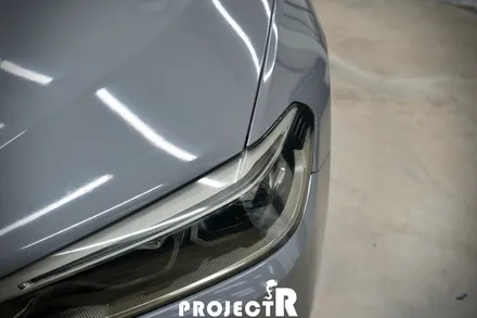 BMW 5시리즈 전체 랩핑, 520d 에이버리 락그레이 시멘트 랩핑, 부천 자동차래핑 프로젝트알 / 부천 원미구 상동