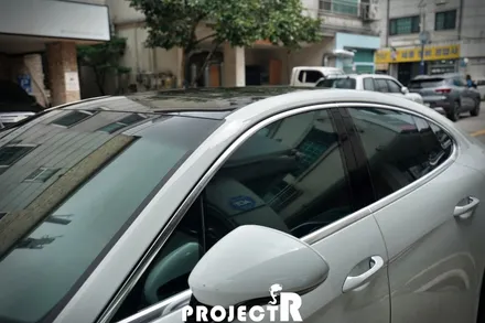 포르쉐 파나메라 열차단 썬팅, 글라스틴트 선셋 윈도 틴팅 in 부천 상동 프로젝트알 / 부천 원미구 상동